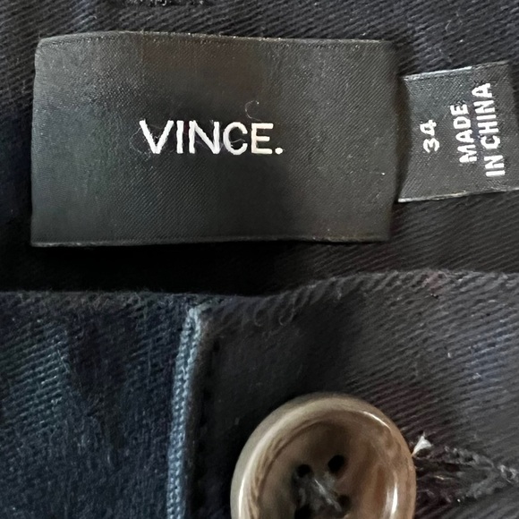 Vince Men’s Dylan 5 Pocket Pants Trousers Navy Coastal Blue 34”Waist - Picture 7 of 8